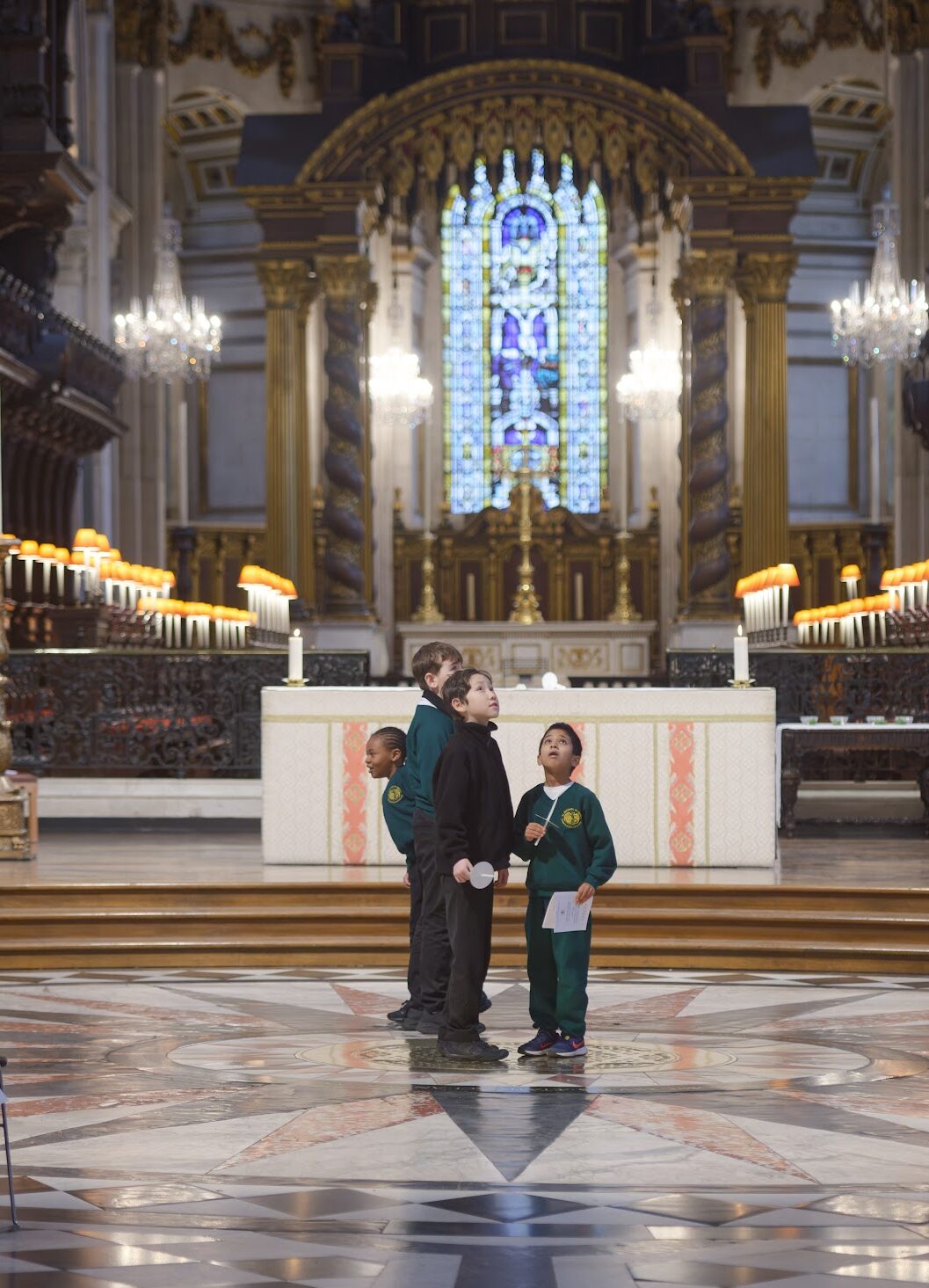 children at St Paul's Cathedral